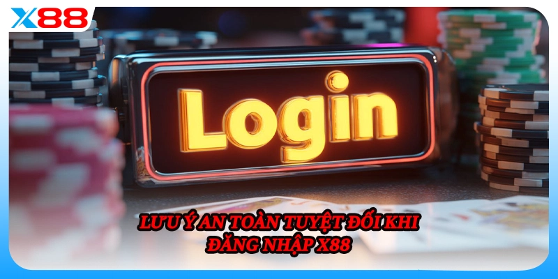 Lưu ý an toàn tuyệt đối khi đăng nhập X88