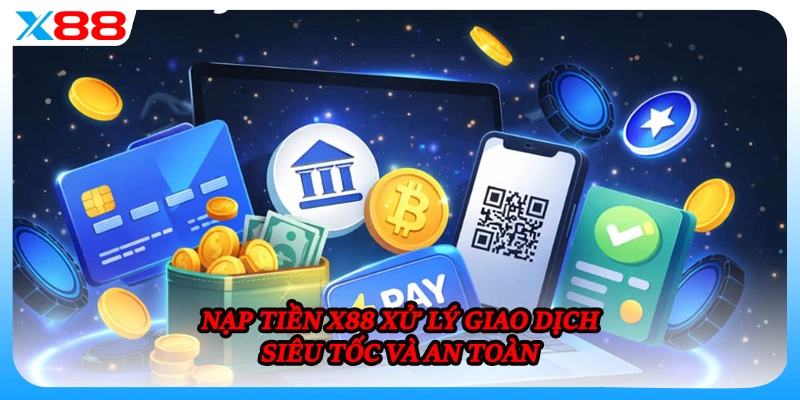 Nạp tiền X88 xử lý giao dịch siêu tốc và an toàn