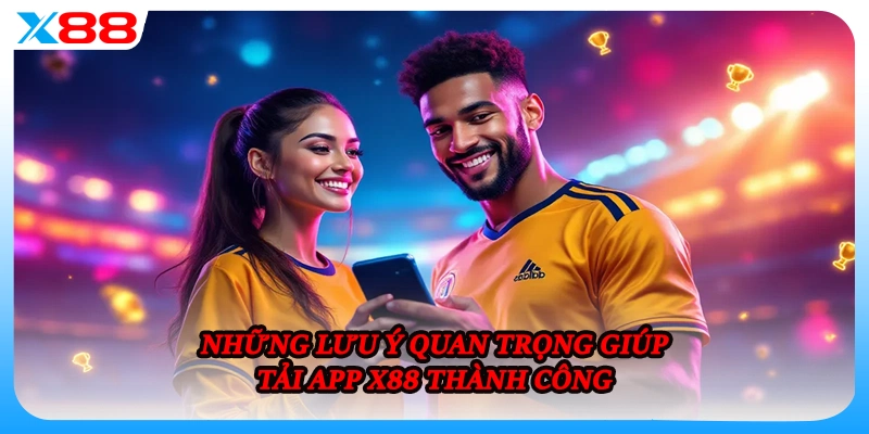 Những lưu ý quan trọng giúp tải app X88 thành công