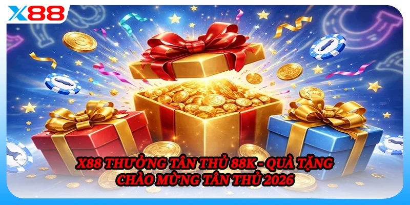 X88 Thưởng Tân Thủ 88K - Quà Tặng Chào Mừng Tân Thủ 2026